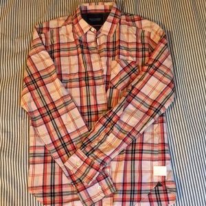 Lightweight Plaid Flannel Shirt